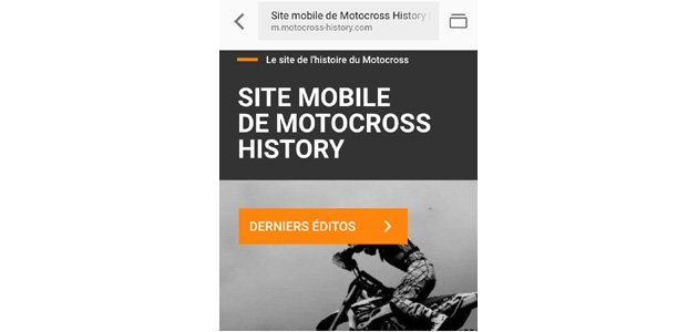 Motocross History se modernise !